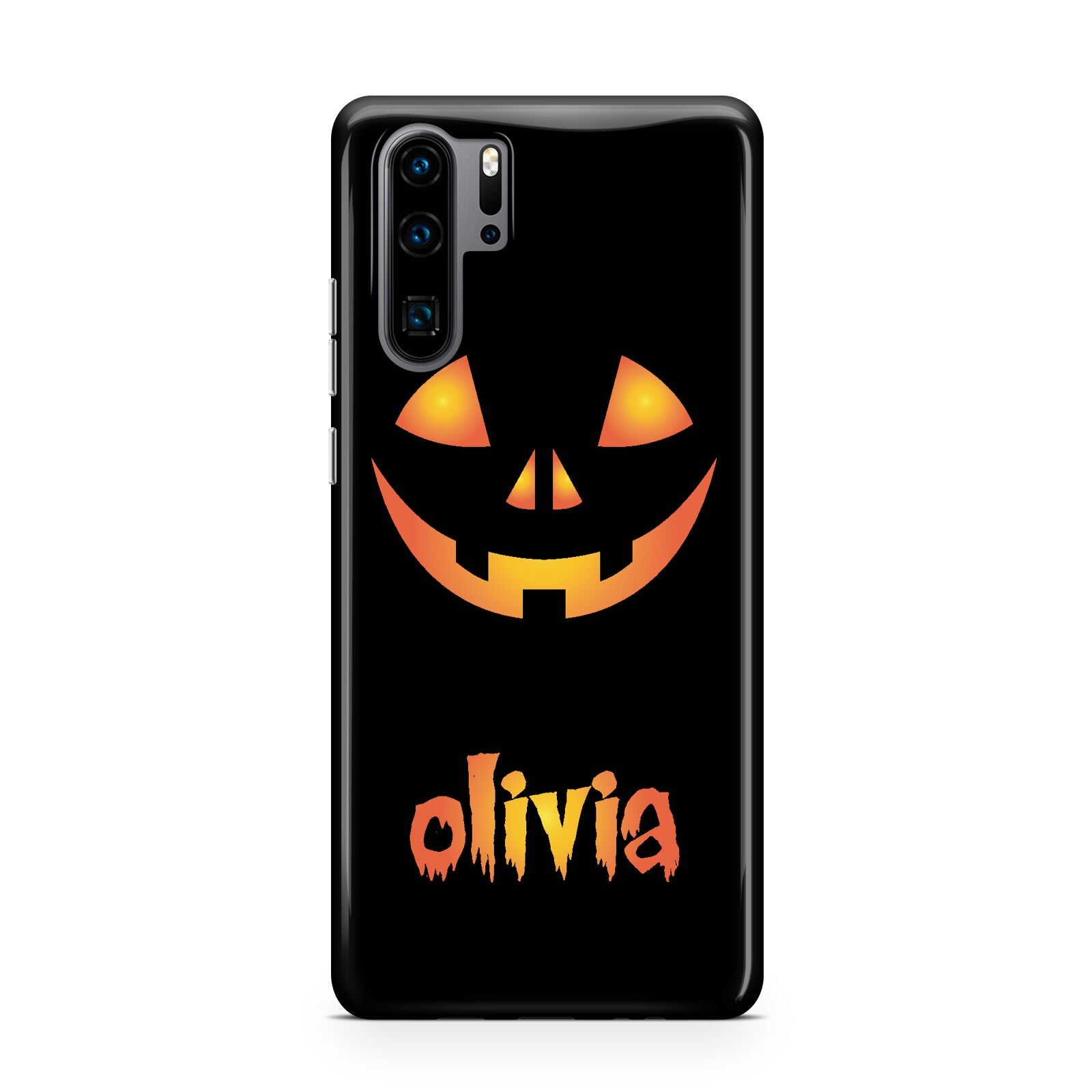 Personalised Pumpkin Face Halloween Huawei P30 Pro Phone Case