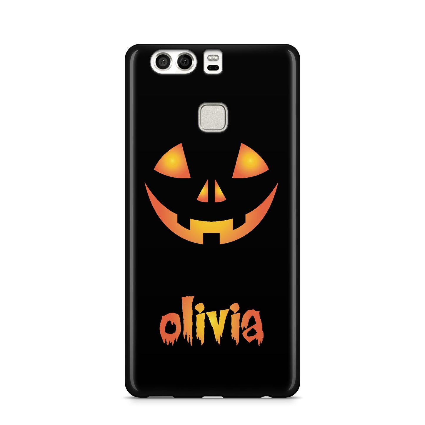 Personalised Pumpkin Face Halloween Huawei P9 Case