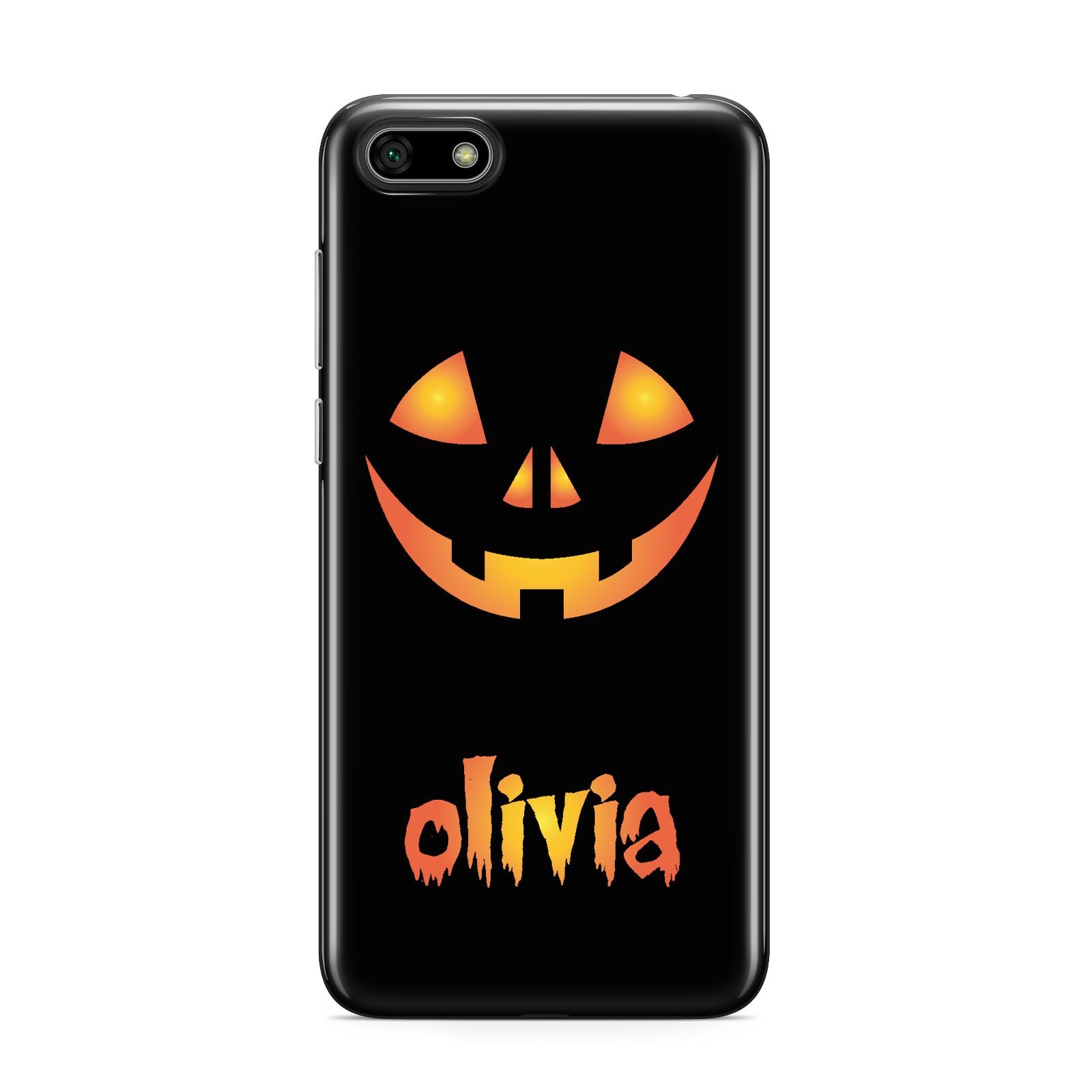 Personalised Pumpkin Face Halloween Huawei Y5 Prime 2018 Phone Case