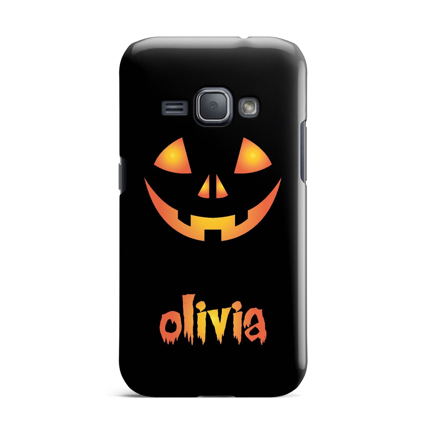 Personalised Pumpkin Face Halloween Samsung Galaxy J1 2016 Case