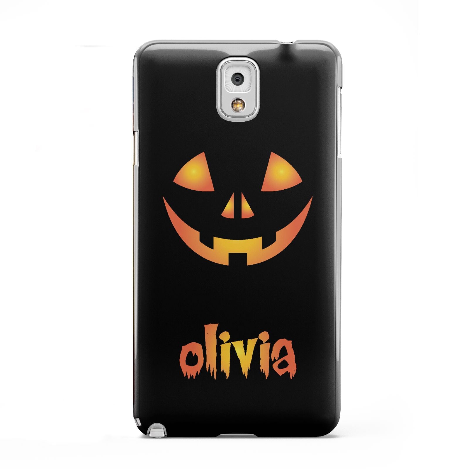 Personalised Pumpkin Face Halloween Samsung Galaxy Note 3 Case