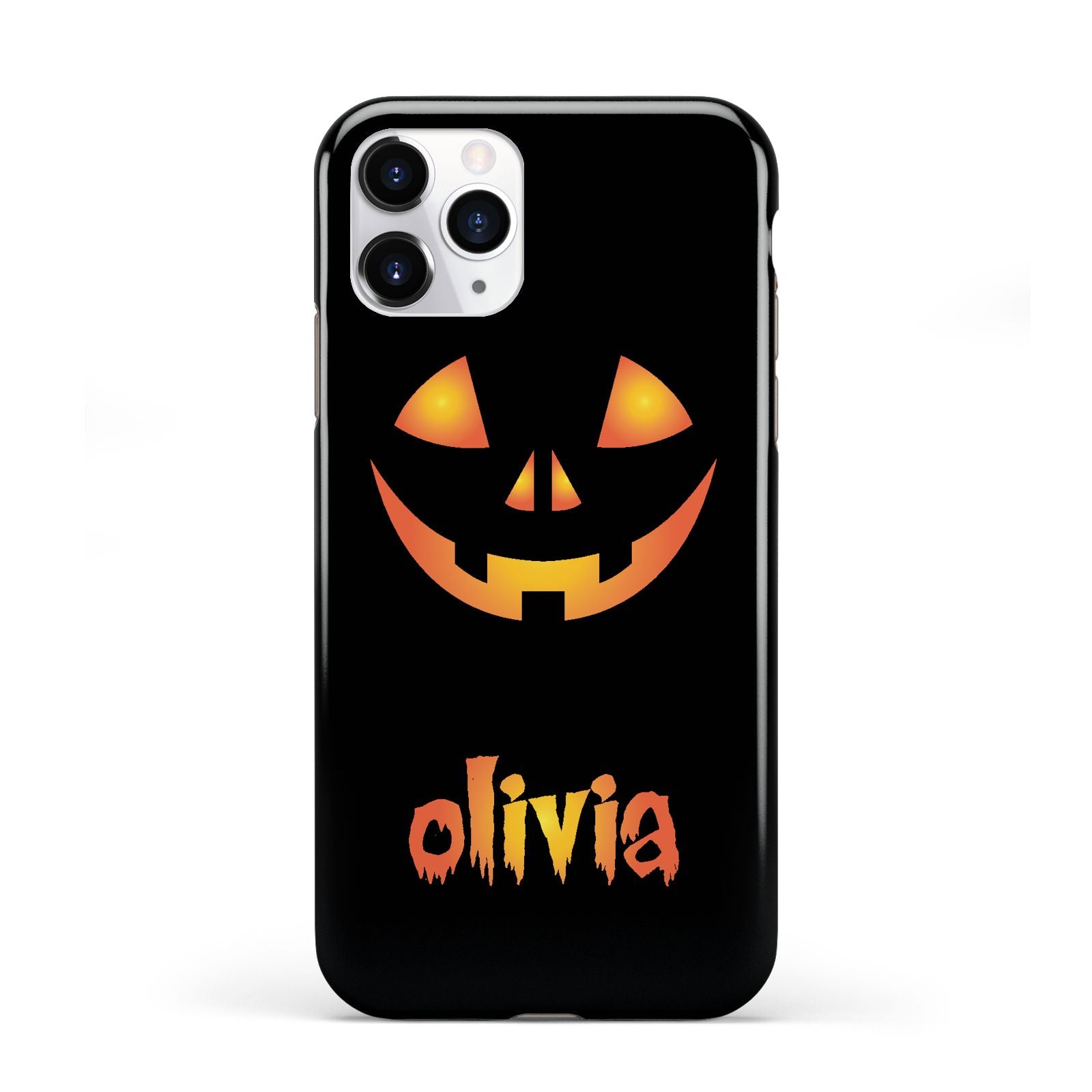 Personalised Pumpkin Face Halloween iPhone 11 Pro 3D Tough Case