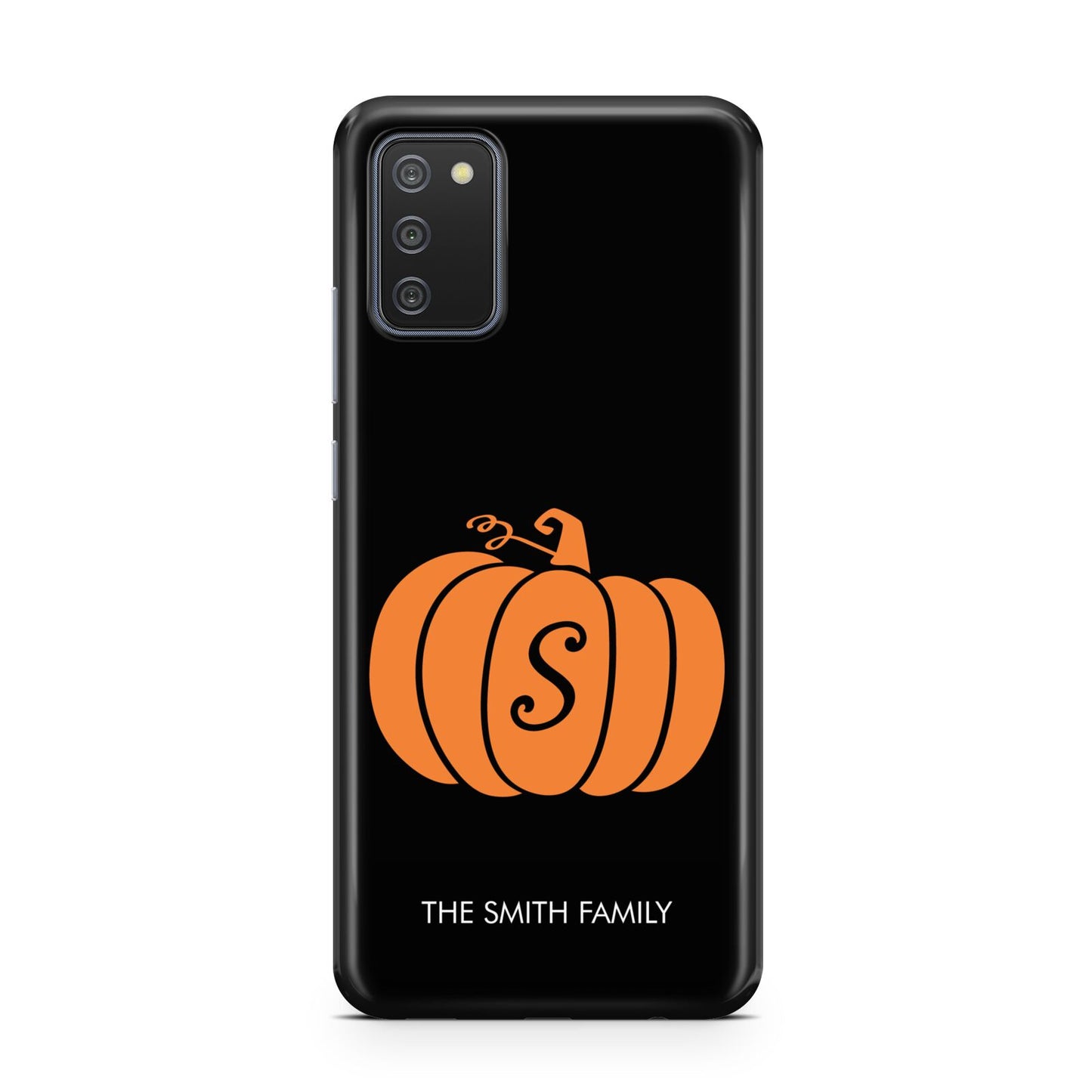 Personalised Pumpkin Samsung A02s Case