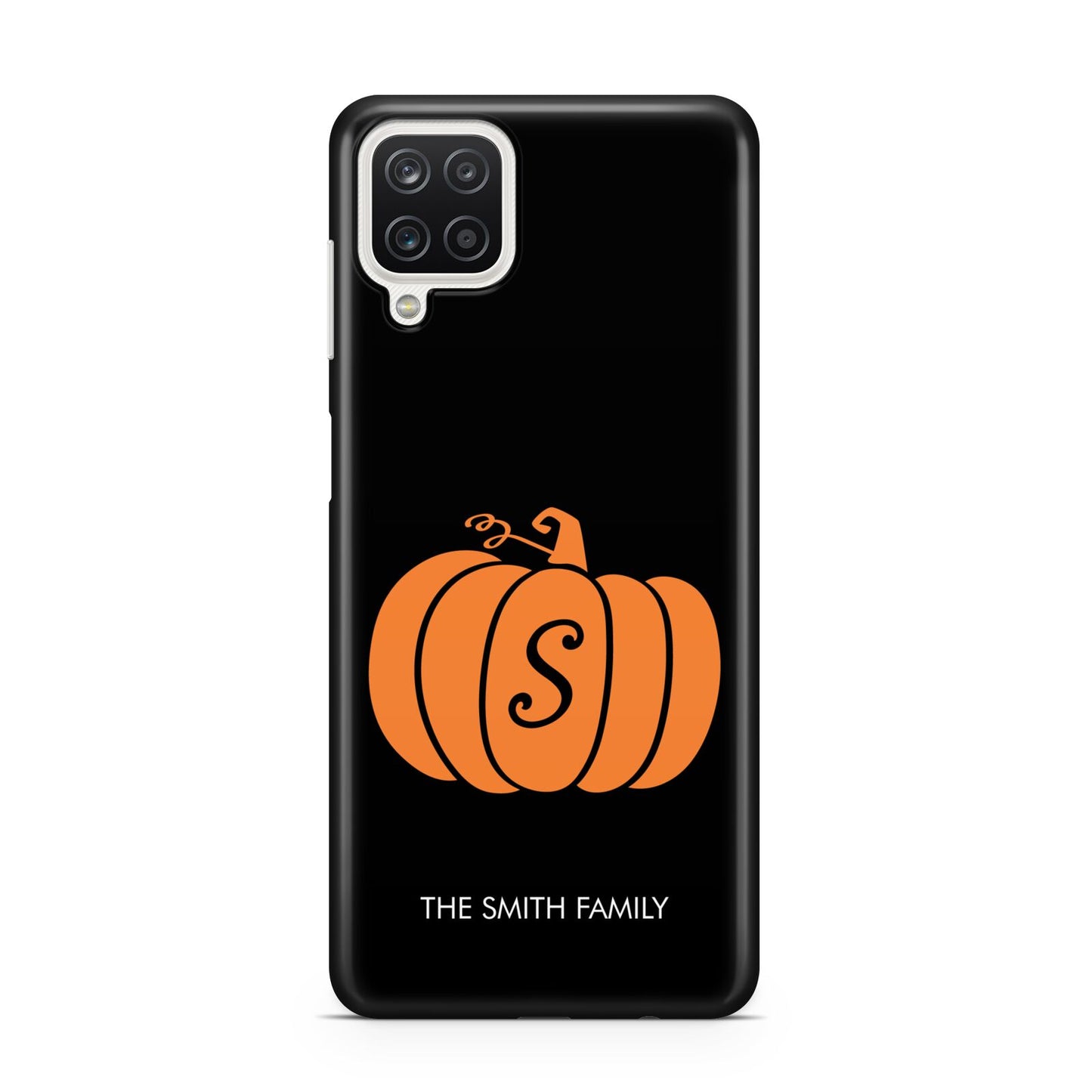 Personalised Pumpkin Samsung A12 Case