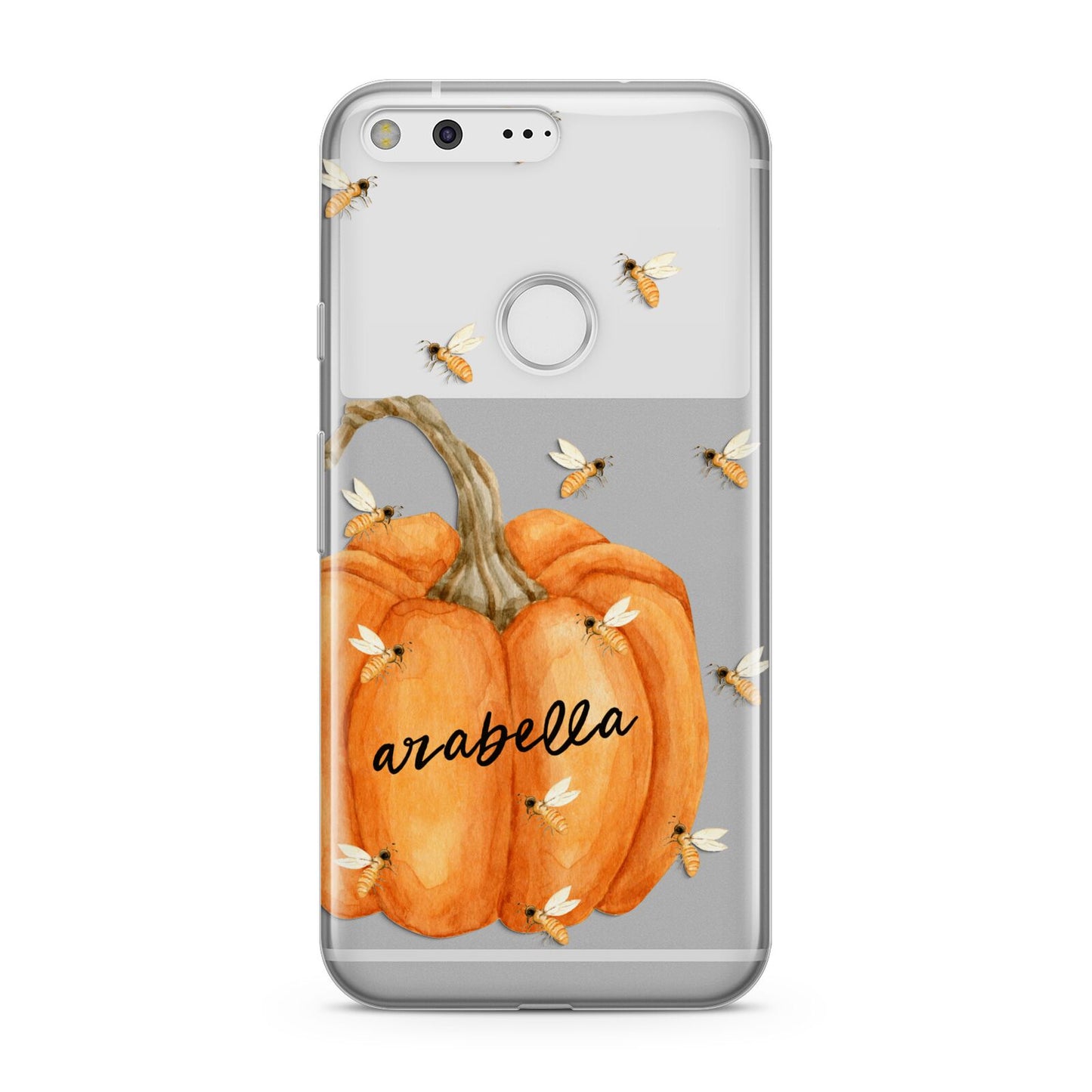 Personalised Pumpkin with Bees Google Pixel Case