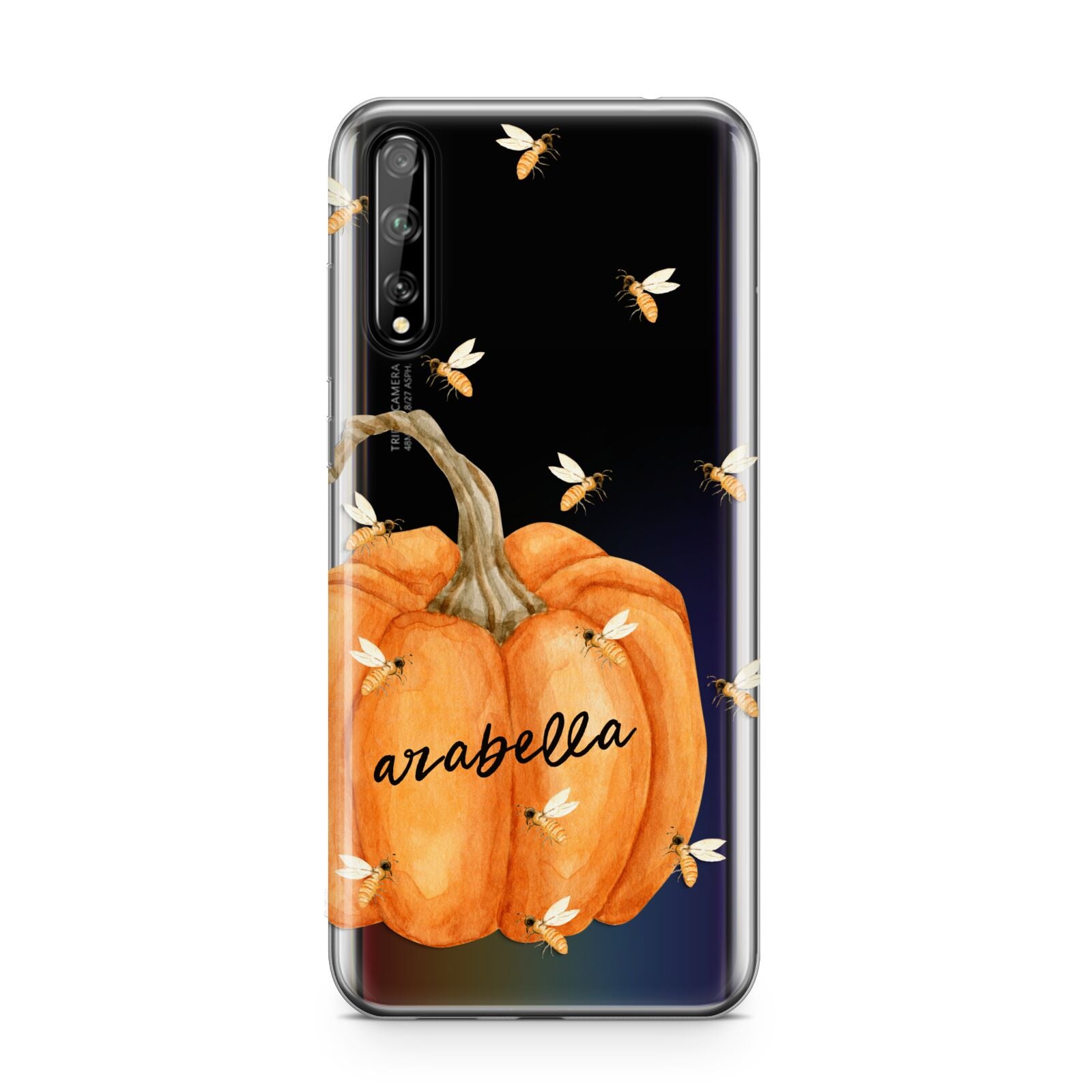 Personalised Pumpkin with Bees Huawei Enjoy 10s Phone Case