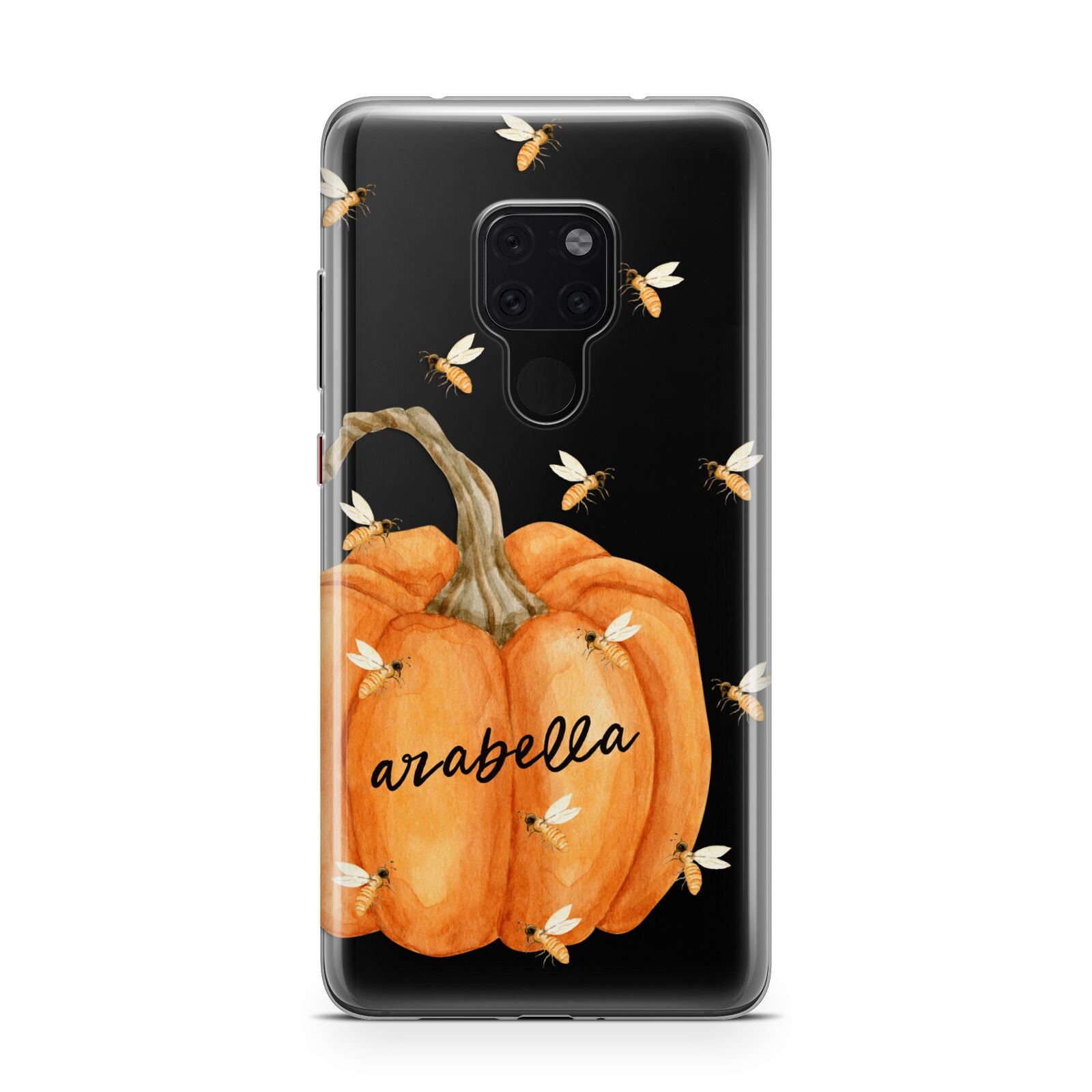 Personalised Pumpkin with Bees Huawei Mate 20 Phone Case