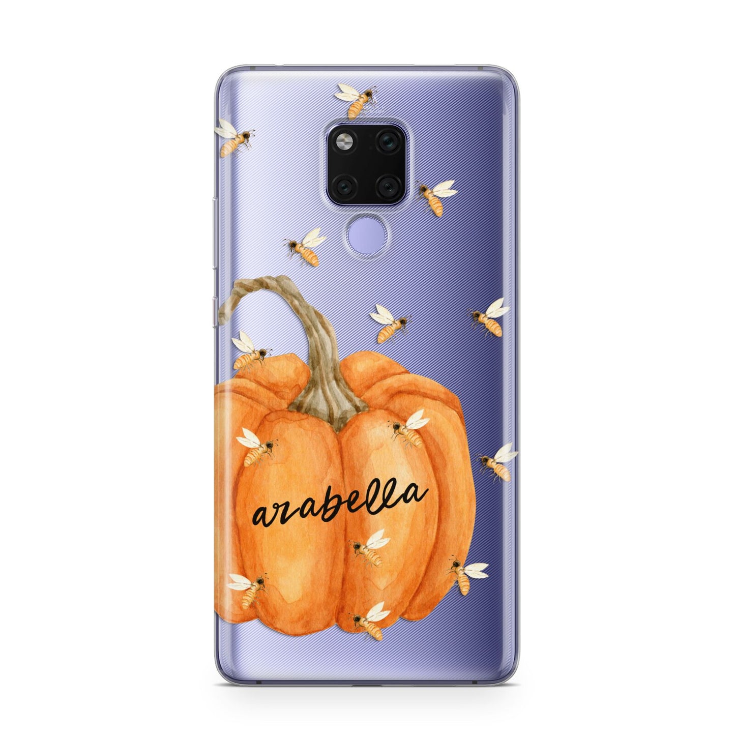 Personalised Pumpkin with Bees Huawei Mate 20X Phone Case