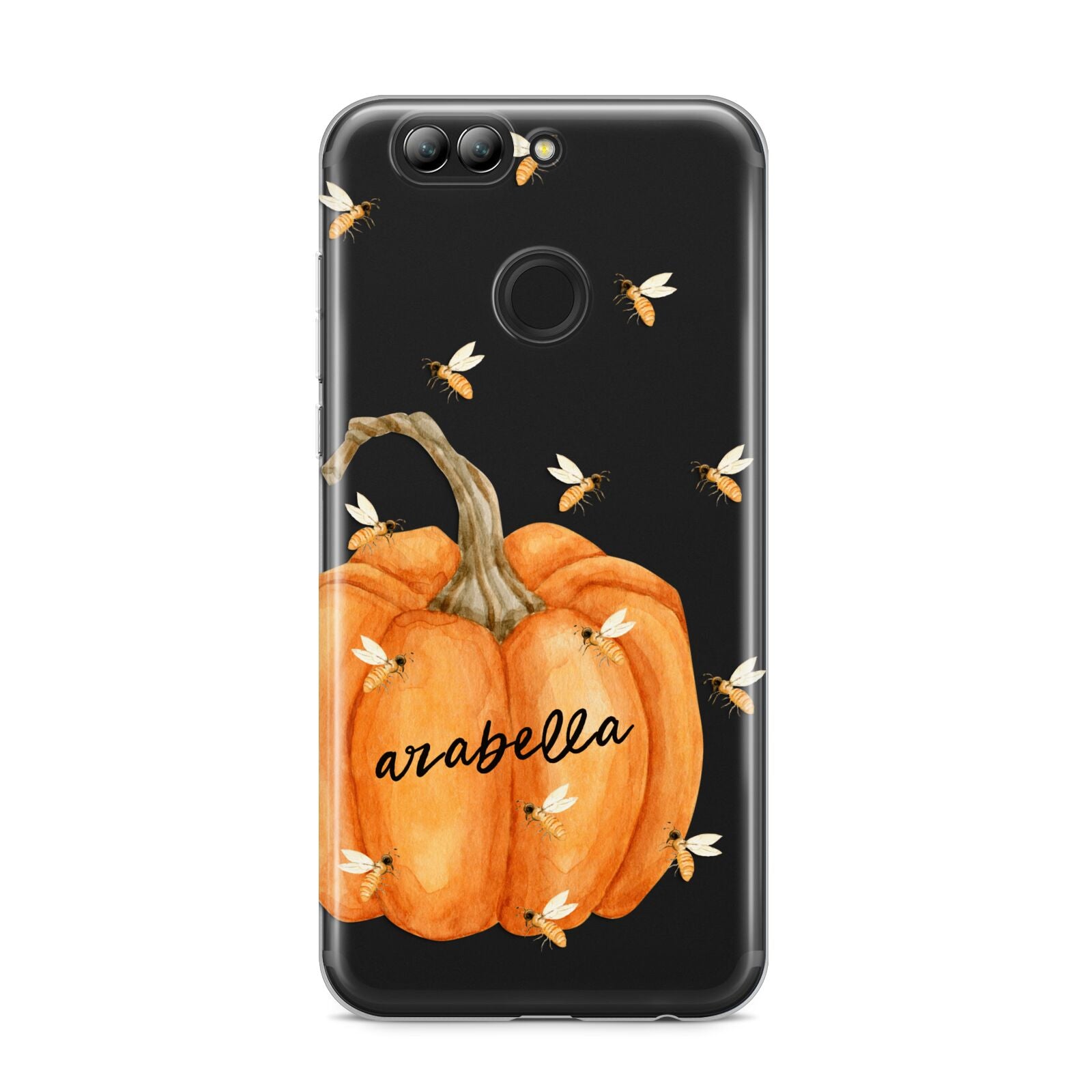 Personalised Pumpkin with Bees Huawei Nova 2s Phone Case