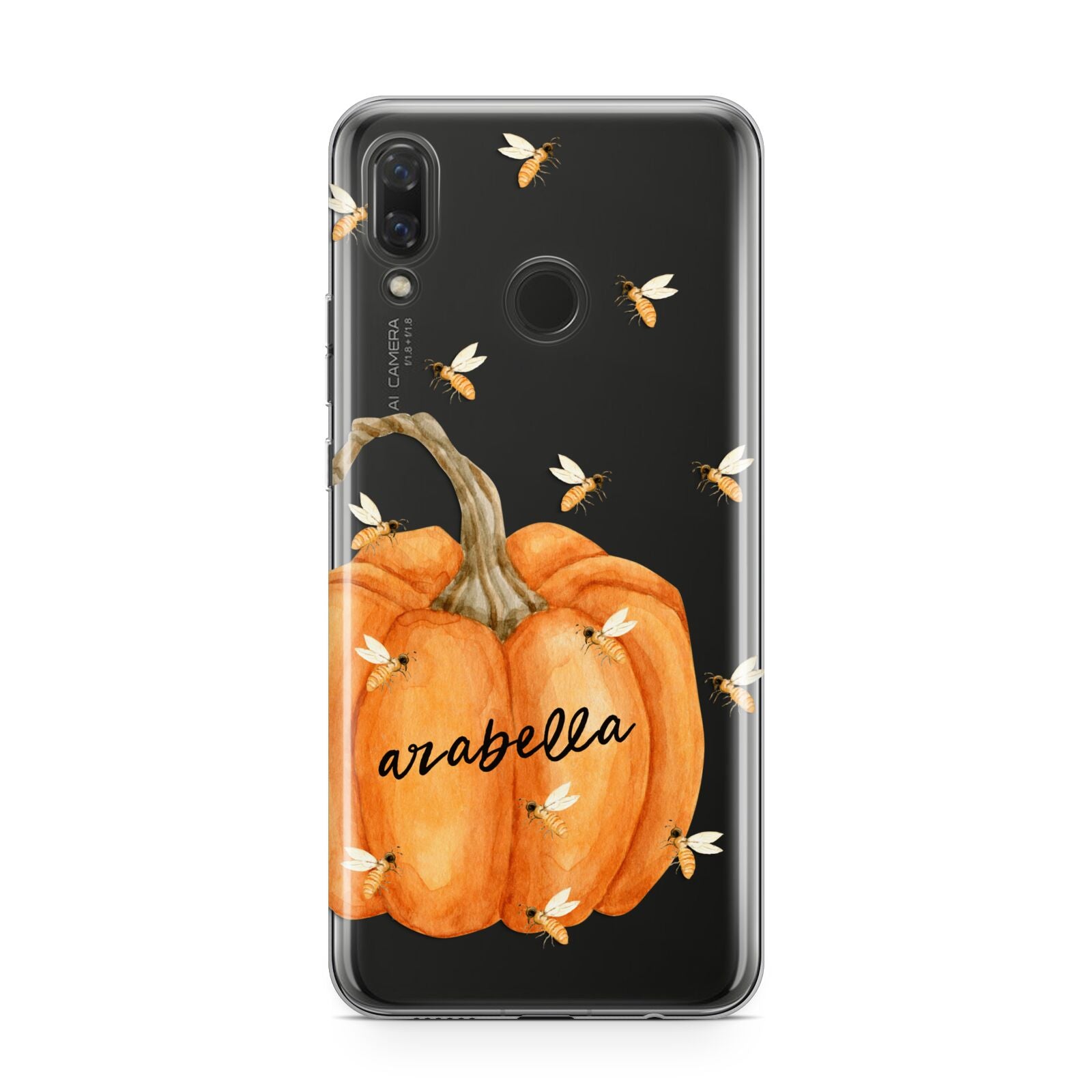 Personalised Pumpkin with Bees Huawei Nova 3 Phone Case