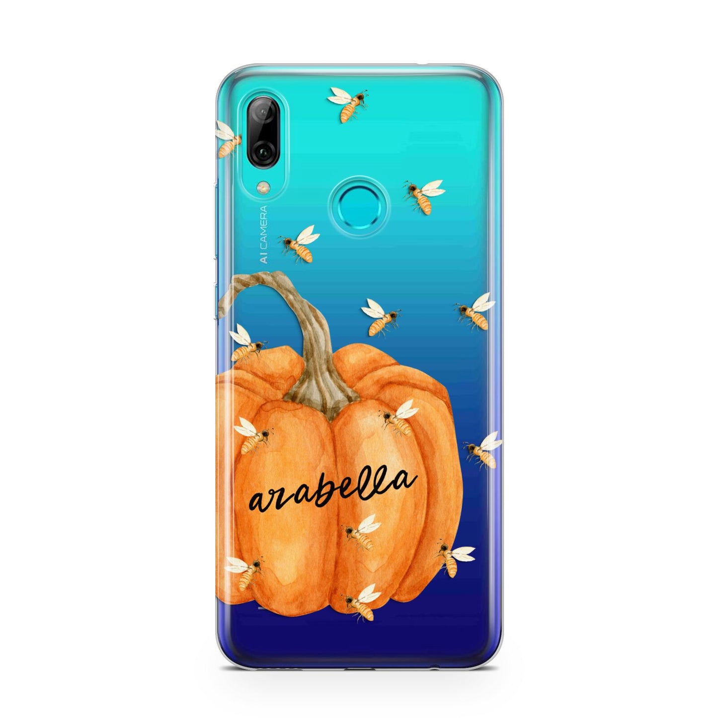 Personalised Pumpkin with Bees Huawei P Smart 2019 Case