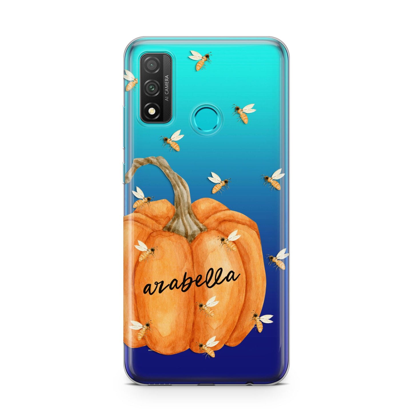 Personalised Pumpkin with Bees Huawei P Smart 2020