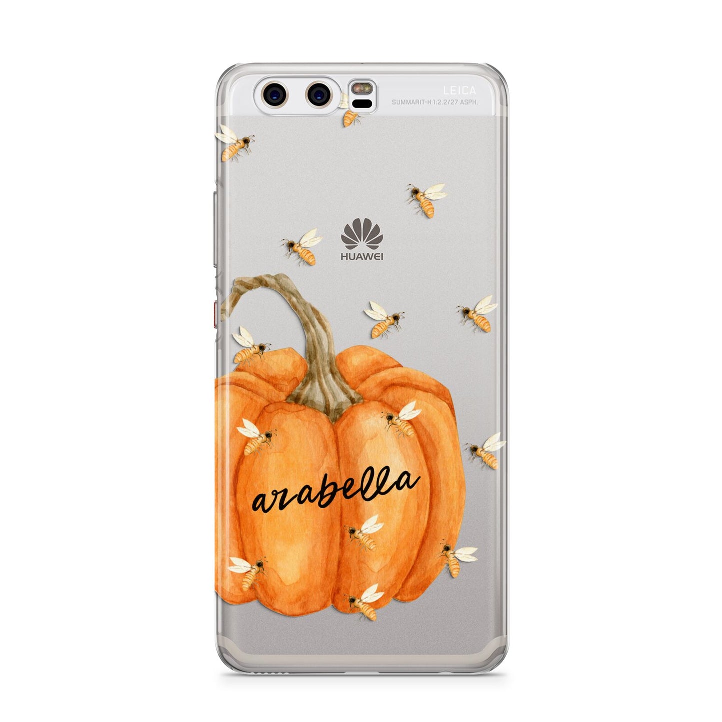 Personalised Pumpkin with Bees Huawei P10 Phone Case