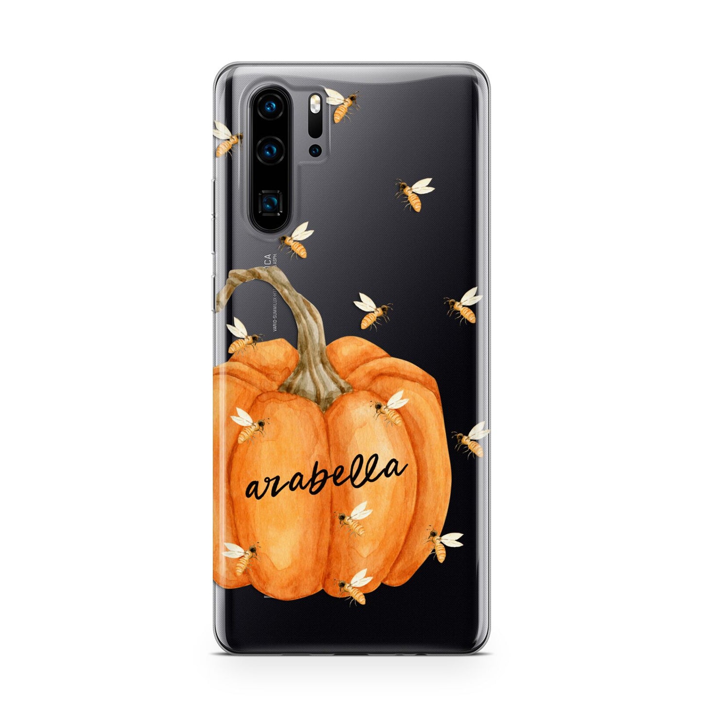 Personalised Pumpkin with Bees Huawei P30 Pro Phone Case