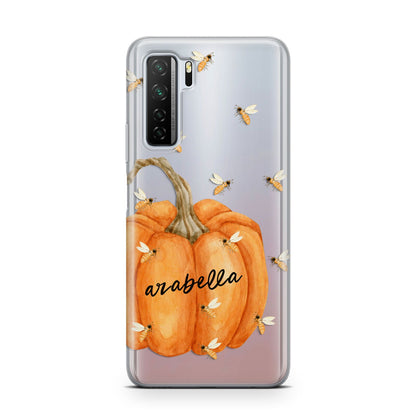 Personalised Pumpkin with Bees Huawei P40 Lite 5G Phone Case