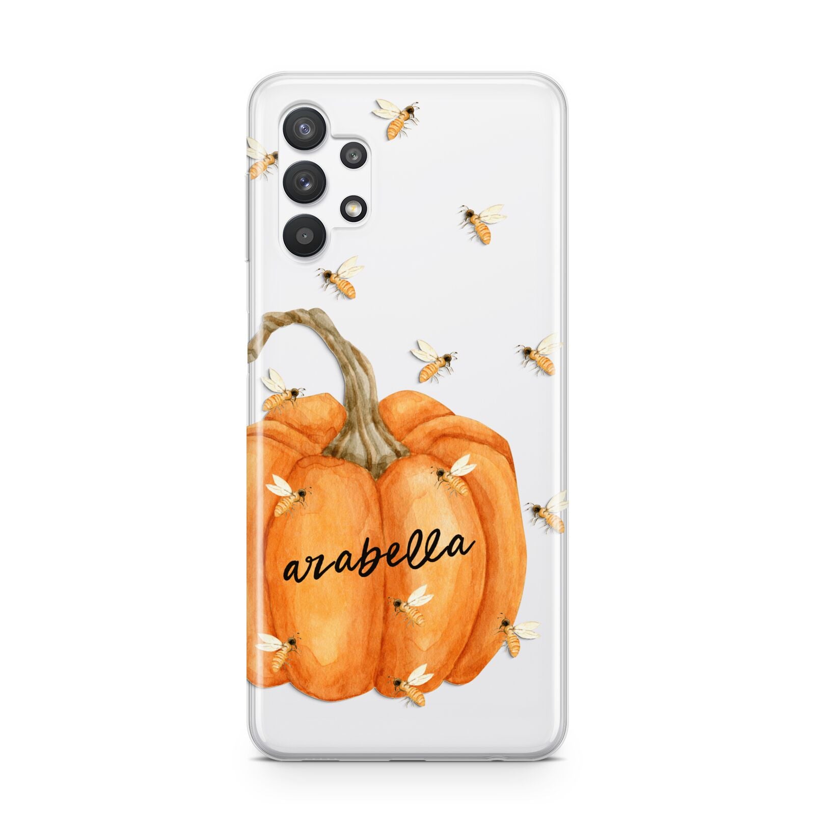 Personalised Pumpkin with Bees Samsung A32 5G Case