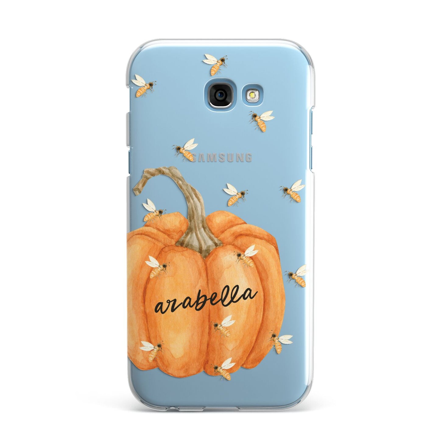 Personalised Pumpkin with Bees Samsung Galaxy A7 2017 Case