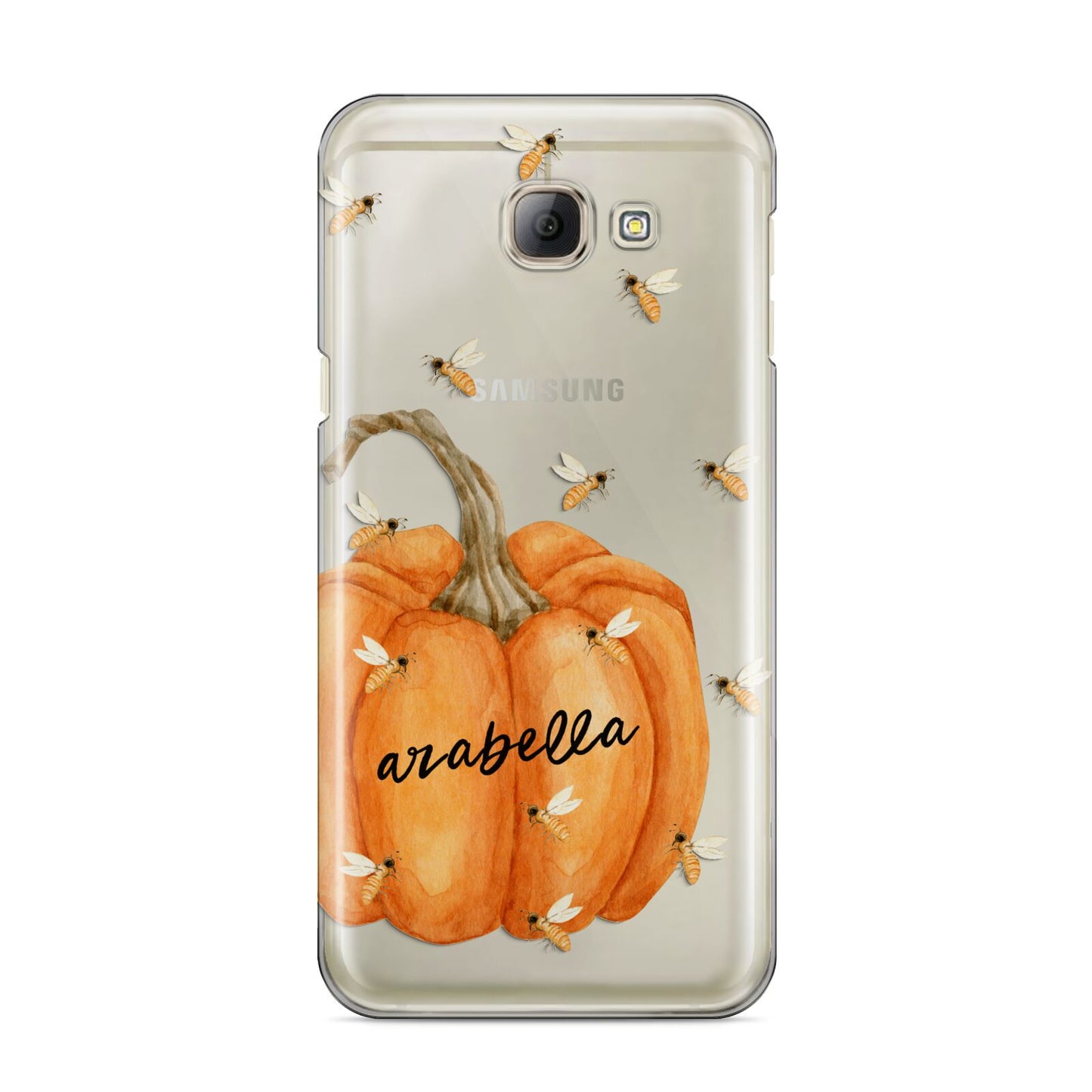 Personalised Pumpkin with Bees Samsung Galaxy A8 2016 Case