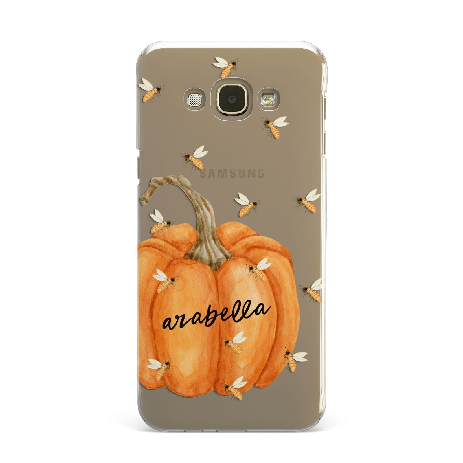 Personalised Pumpkin with Bees Samsung Galaxy A8 Case