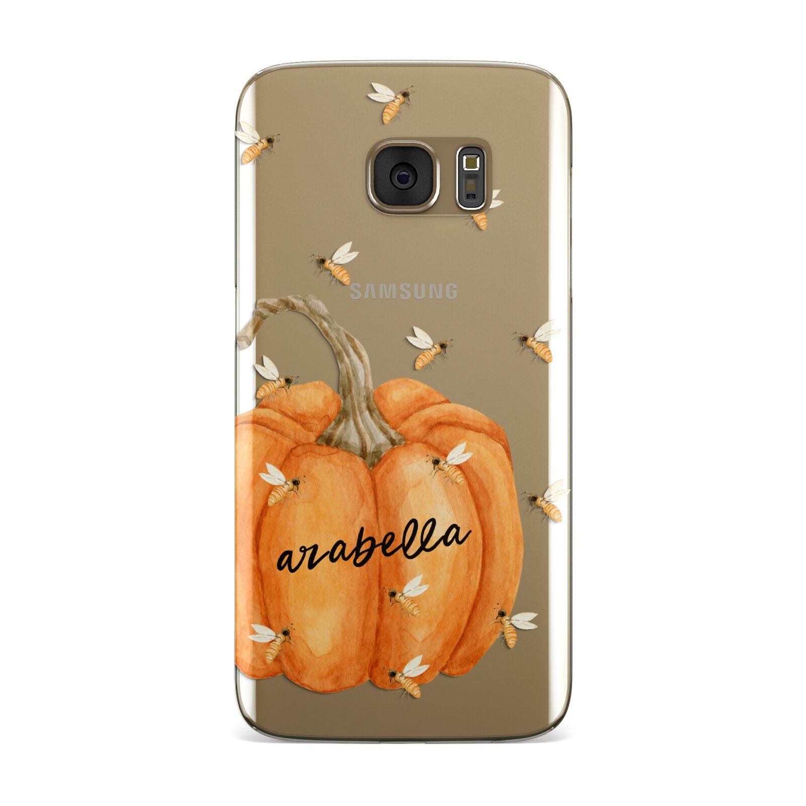 Personalised Pumpkin with Bees Samsung Galaxy Case