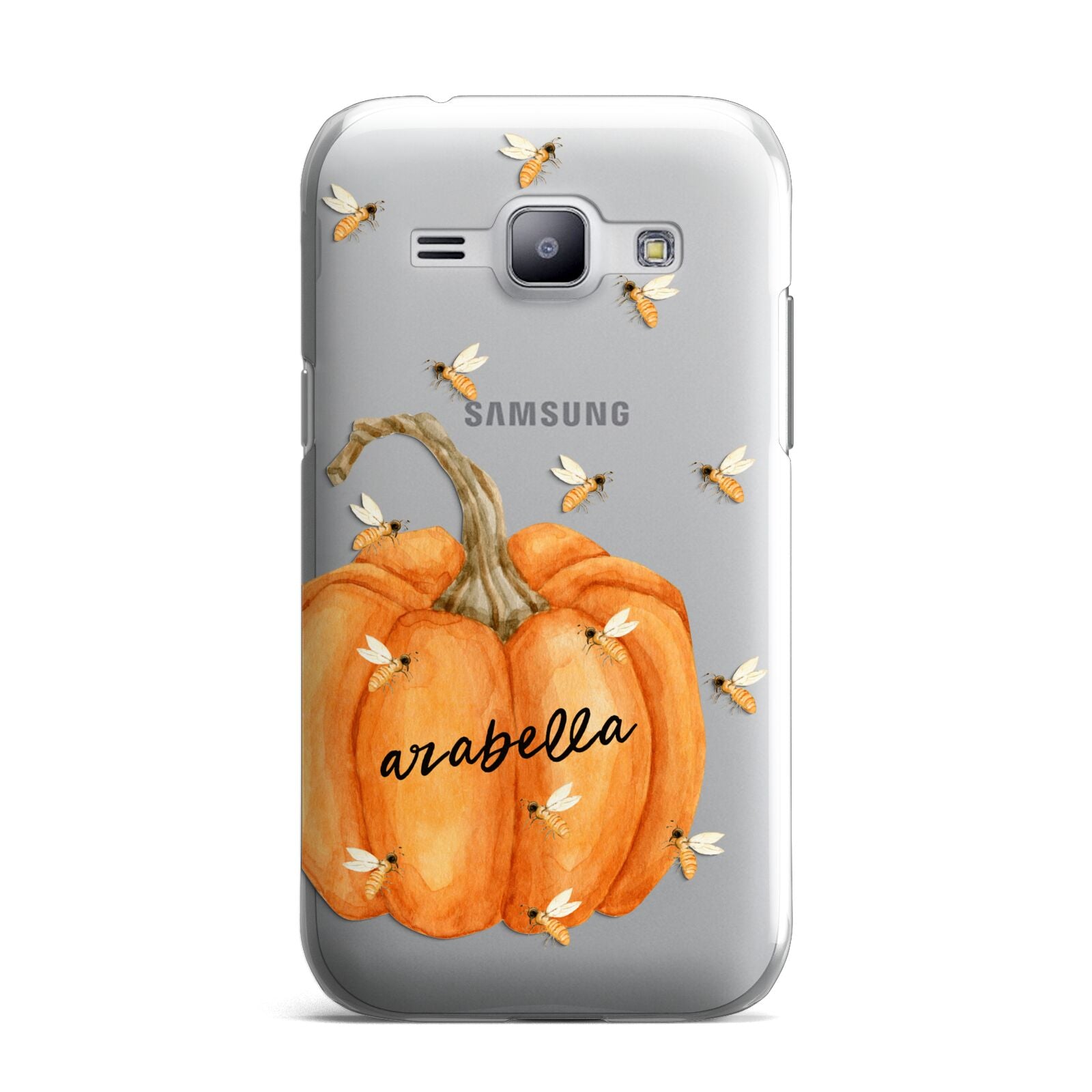 Personalised Pumpkin with Bees Samsung Galaxy J1 2015 Case