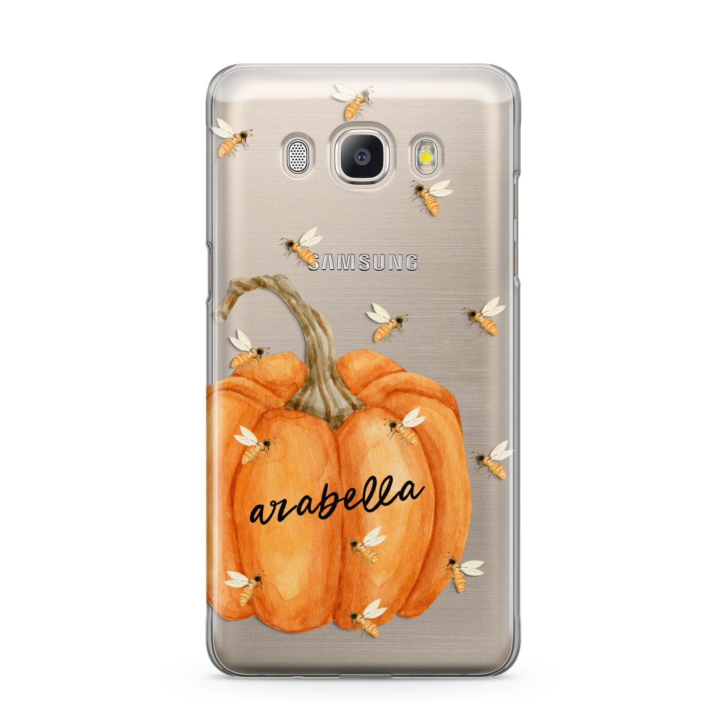 Personalised Pumpkin with Bees Samsung Galaxy J5 2016 Case