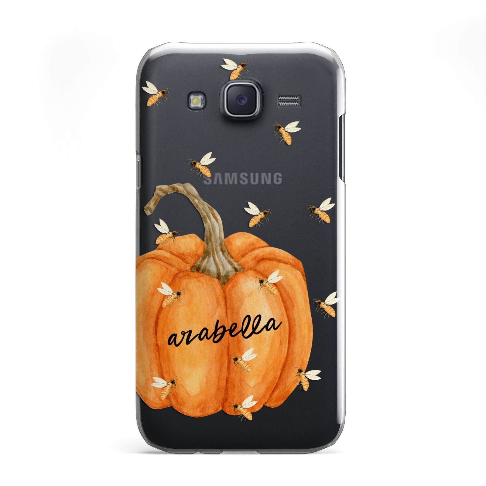 Personalised Pumpkin with Bees Samsung Galaxy J5 Case