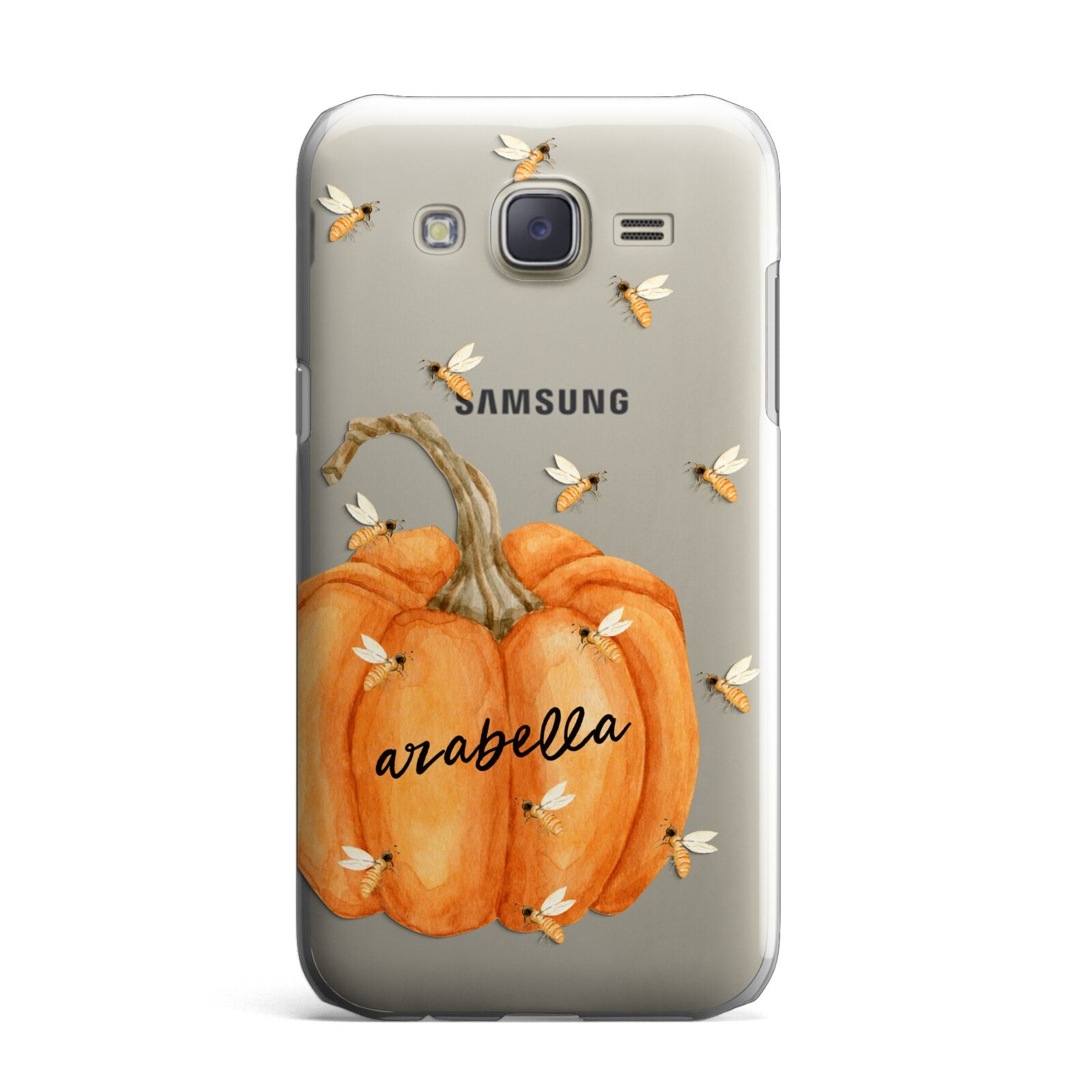 Personalised Pumpkin with Bees Samsung Galaxy J7 Case