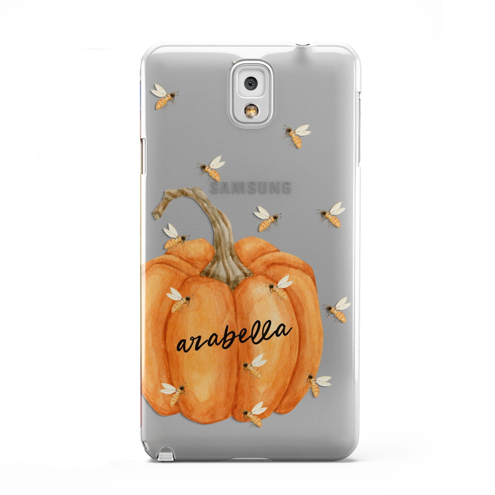 Personalised Pumpkin with Bees Samsung Galaxy Note 3 Case