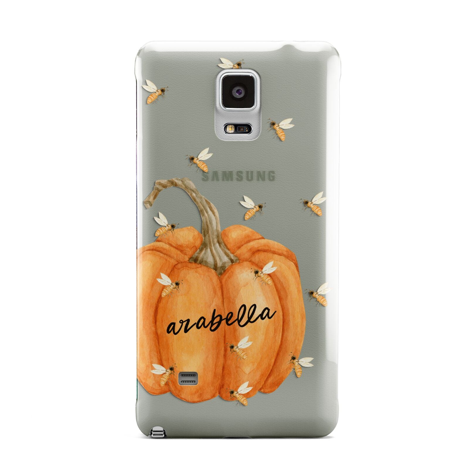 Personalised Pumpkin with Bees Samsung Galaxy Note 4 Case