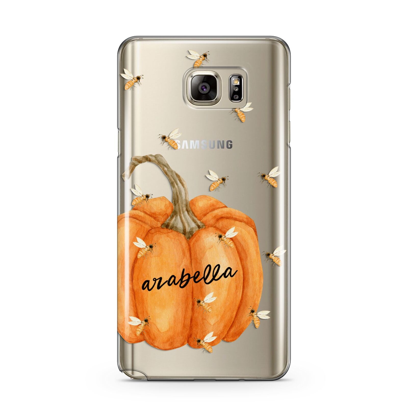 Personalised Pumpkin with Bees Samsung Galaxy Note 5 Case