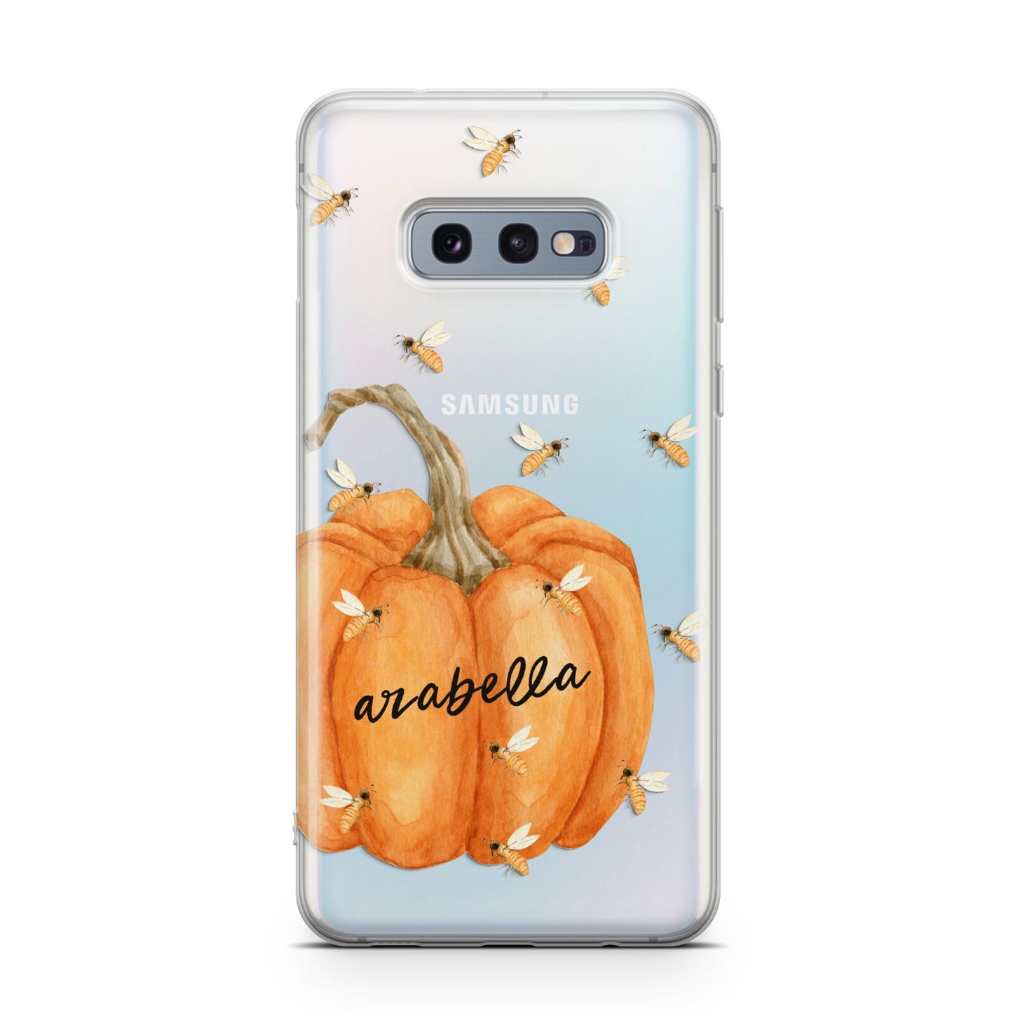 Personalised Pumpkin with Bees Samsung Galaxy S10E Case