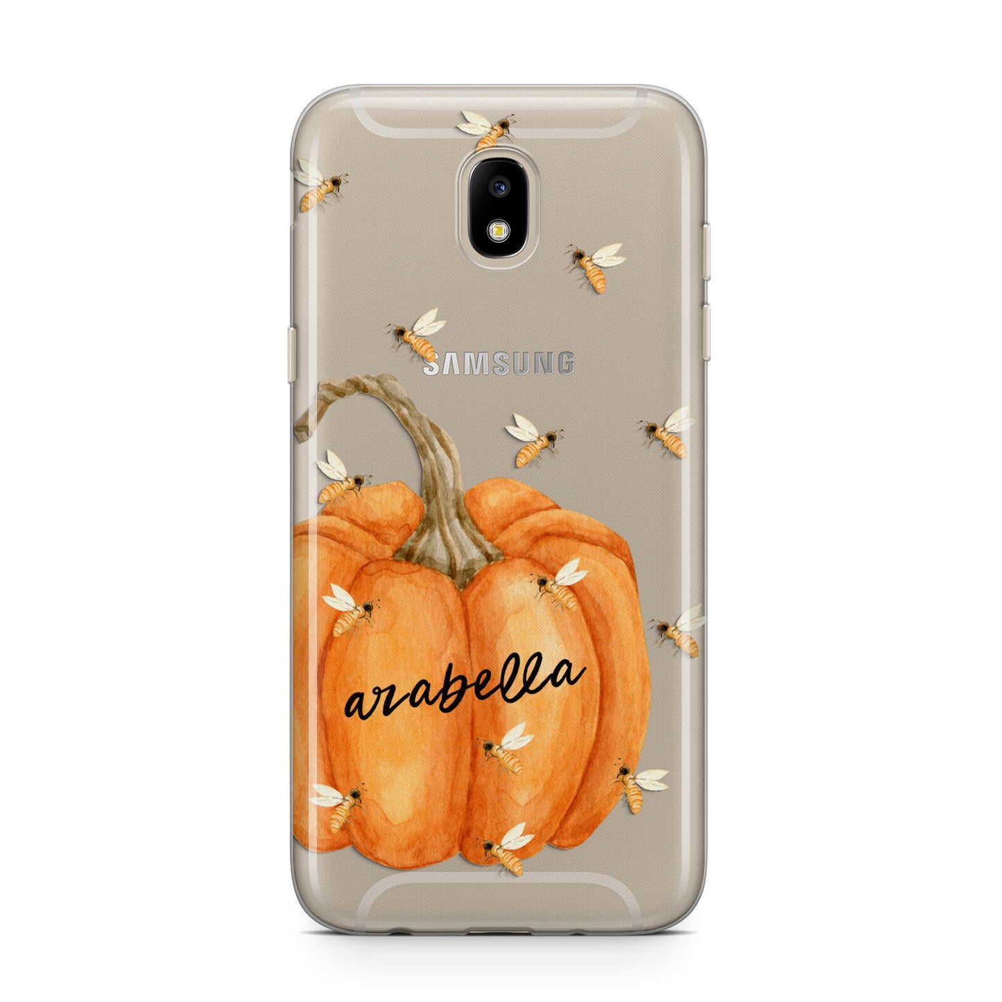 Personalised Pumpkin with Bees Samsung J5 2017 Case