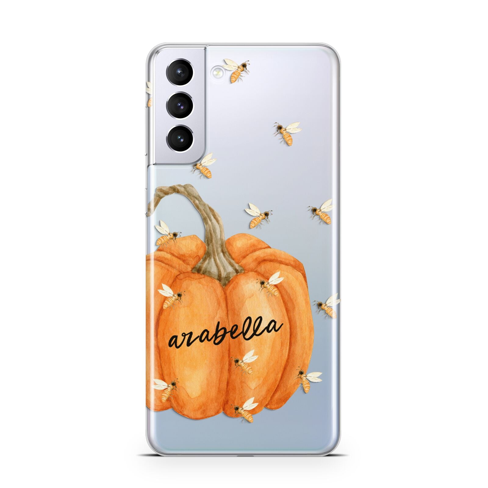 Personalised Pumpkin with Bees Samsung S21 Plus Case