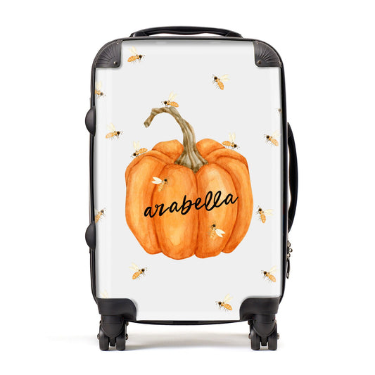 Personalised Pumpkin with Bees Suitcase