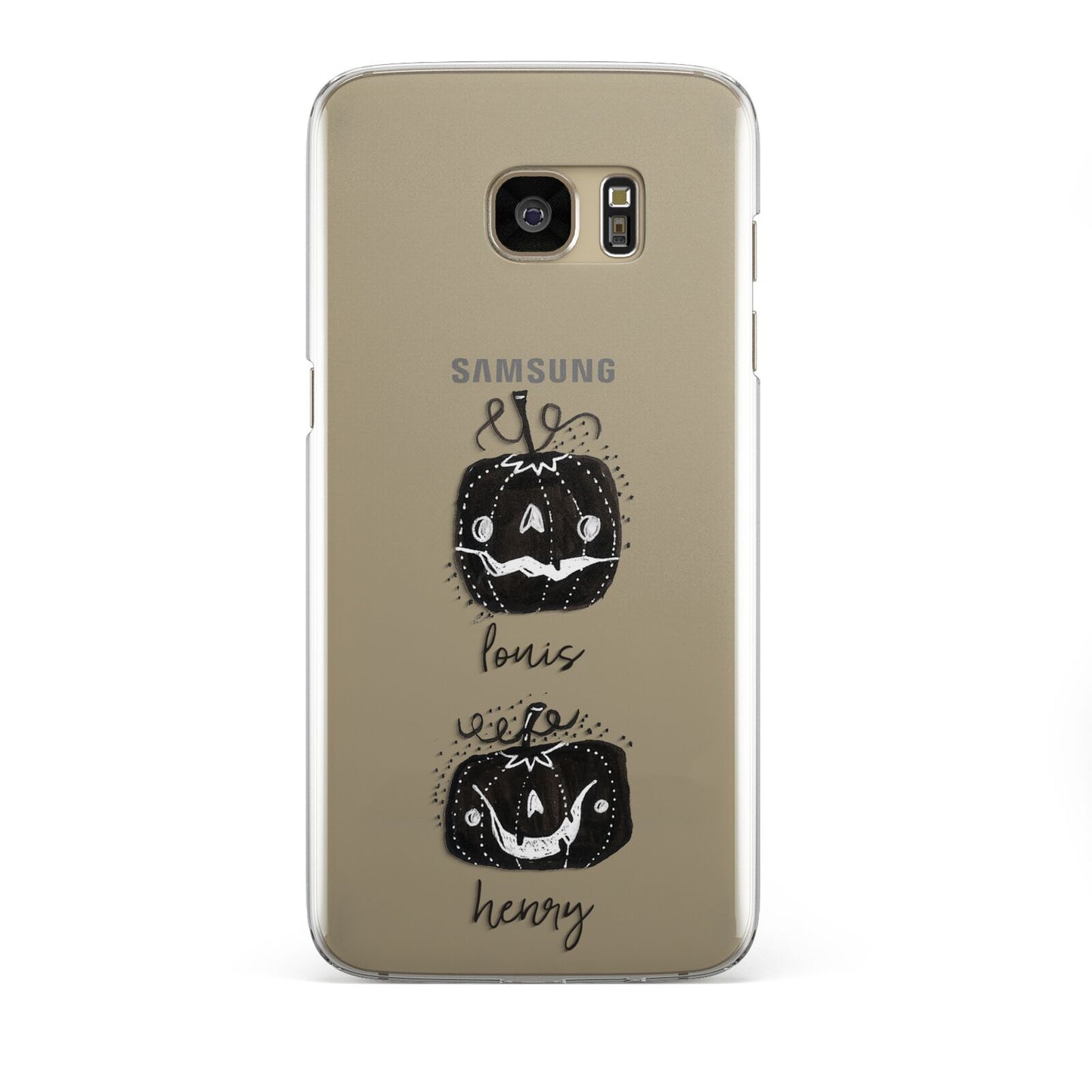 Personalised Pumpkins Samsung Galaxy S7 Edge Case