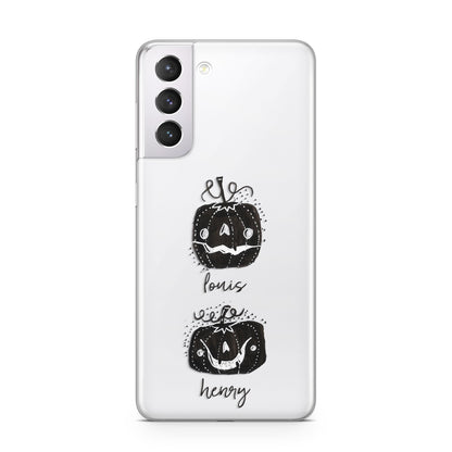 Personalised Pumpkins Samsung S21 Case