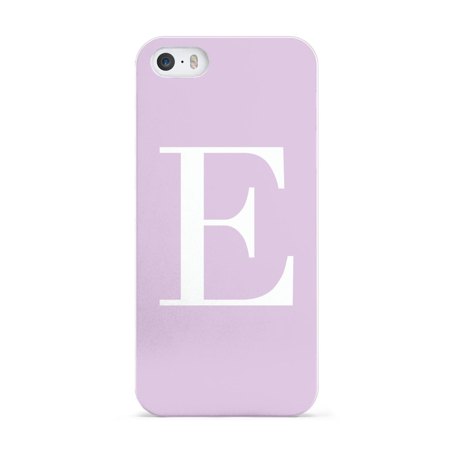 Personalised Purple Black Initial Apple iPhone 5 Case