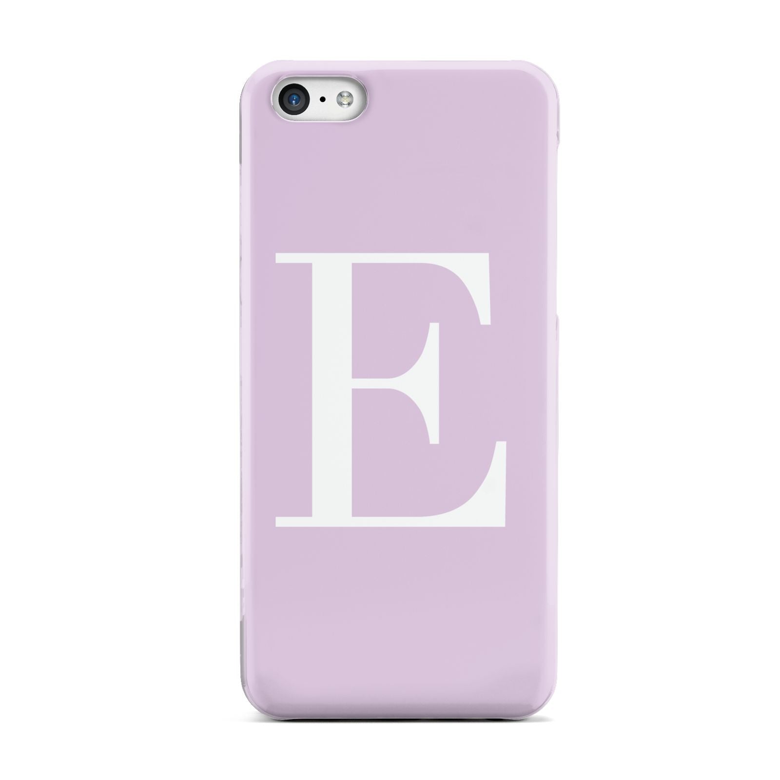 Personalised Purple Black Initial Apple iPhone 5c Case