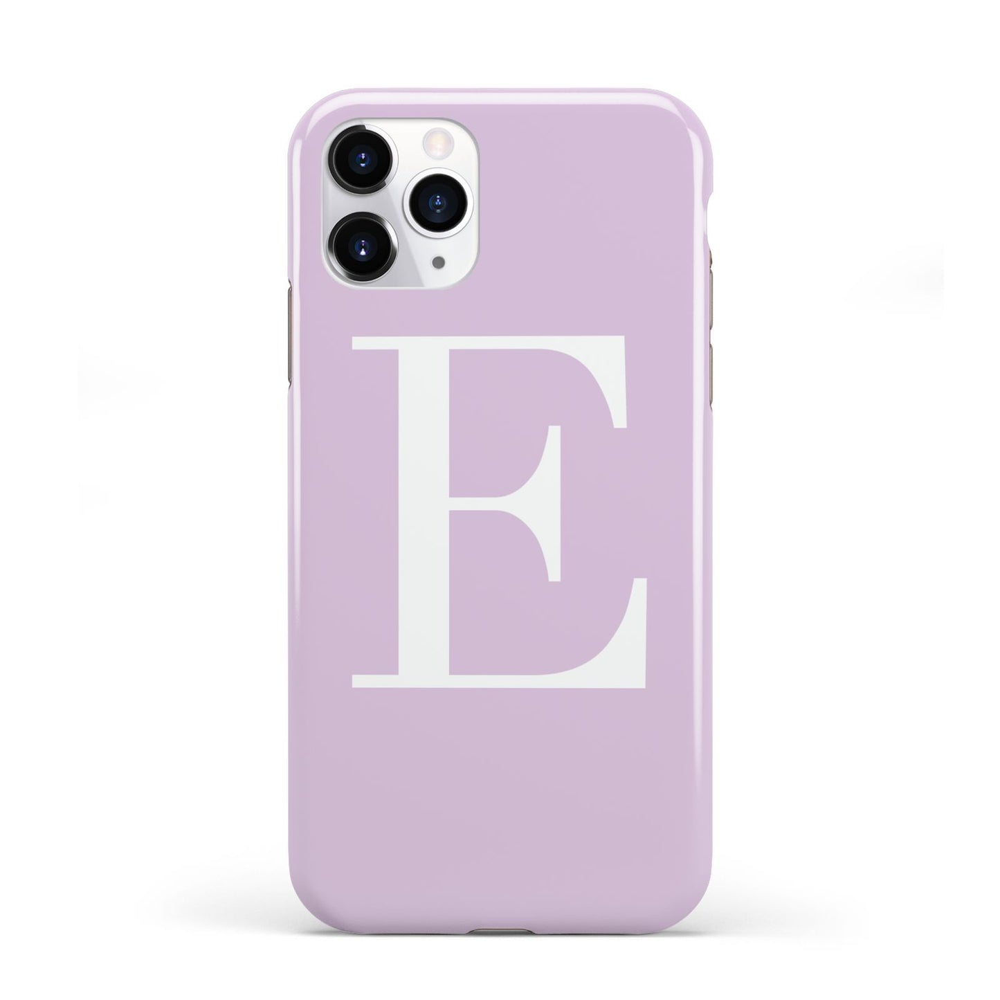 Personalised Purple Black Initial iPhone 11 Pro 3D Tough Case