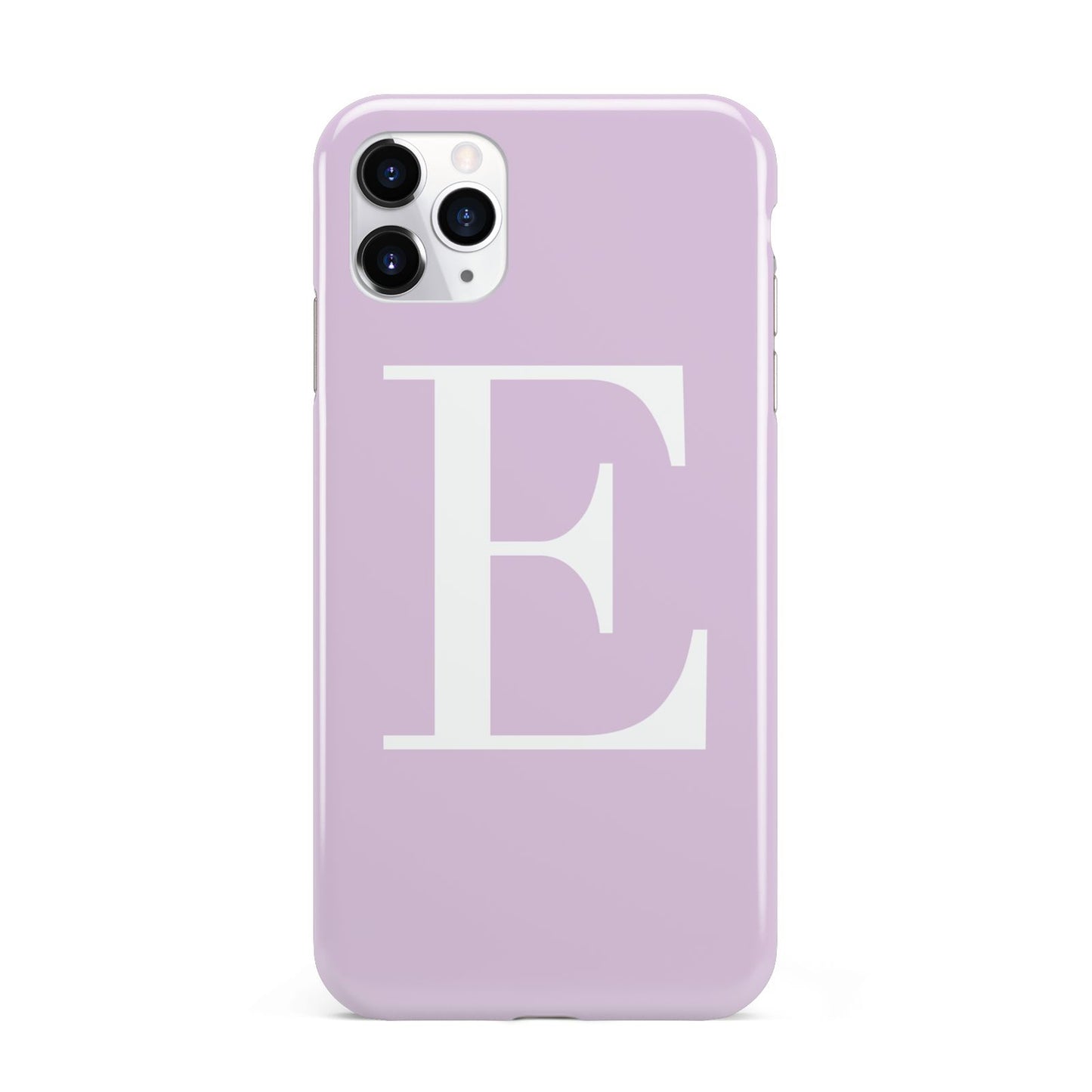 Personalised Purple Black Initial iPhone 11 Pro Max 3D Tough Case