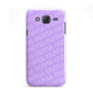 Personalised Purple Diagonal Name Samsung Galaxy J5 Case
