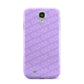 Personalised Purple Diagonal Name Samsung Galaxy S4 Case
