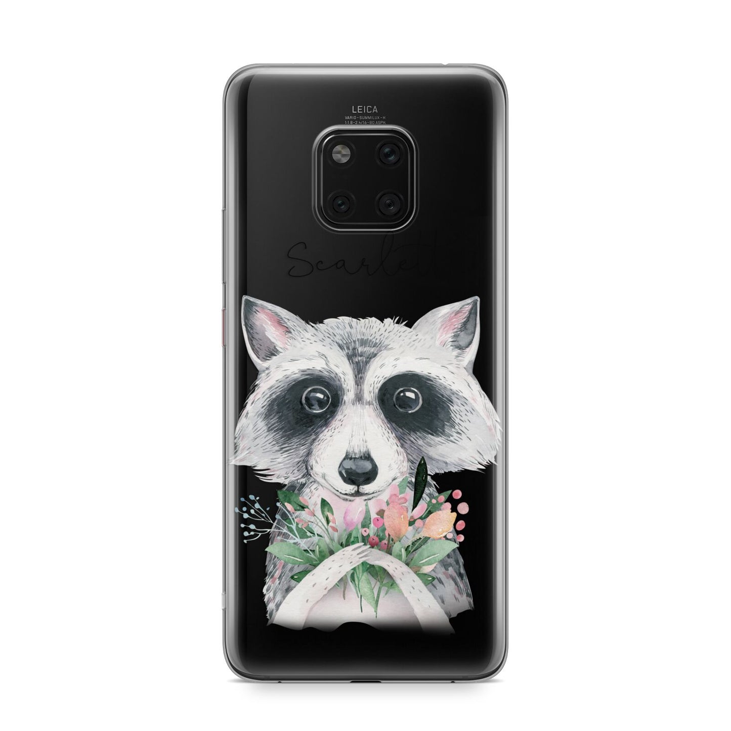 Personalised Raccoon Huawei Mate 20 Pro Phone Case