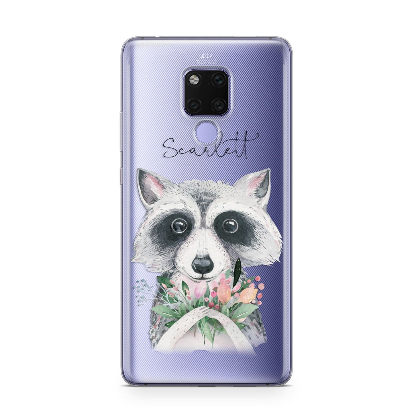 Personalised Raccoon Huawei Mate 20X Phone Case