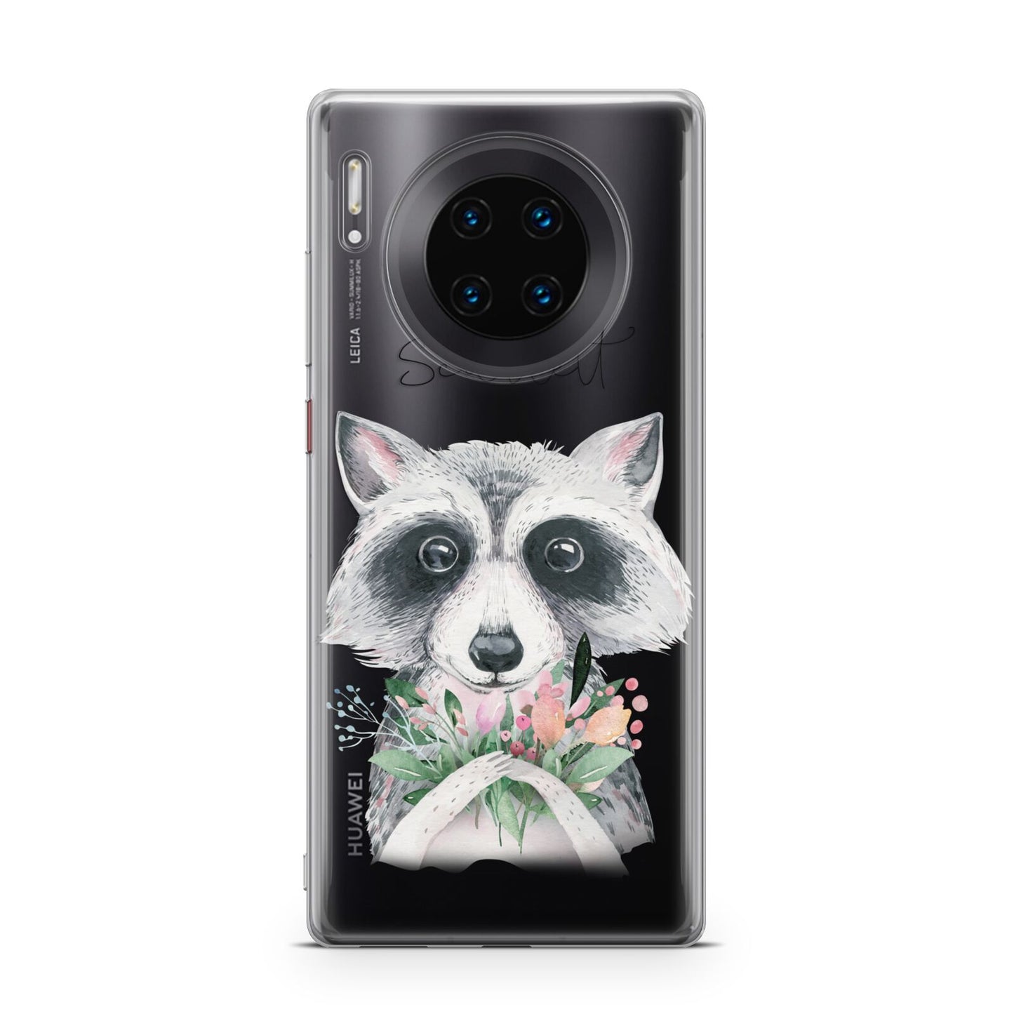 Personalised Raccoon Huawei Mate 30 Pro Phone Case