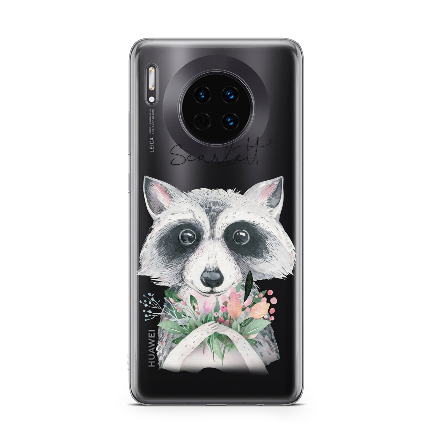 Personalised Raccoon Huawei Mate 30