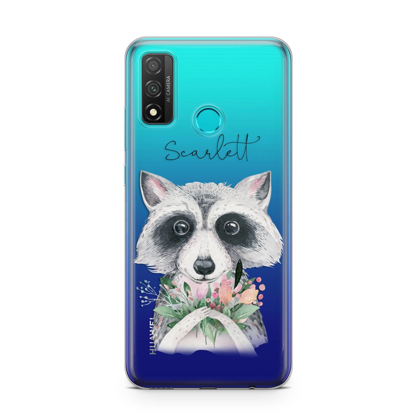 Personalised Raccoon Huawei P Smart 2020