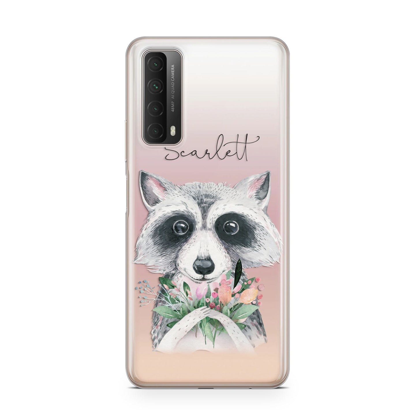 Personalised Raccoon Huawei P Smart 2021