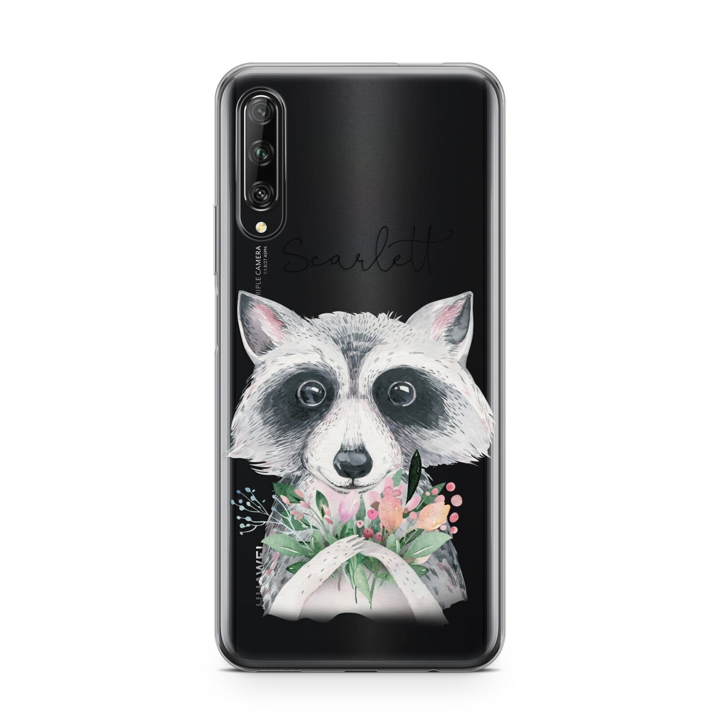 Personalised Raccoon Huawei P Smart Pro 2019